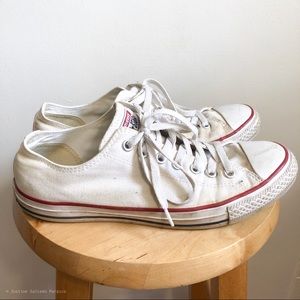 White Converse Low-top Shoes